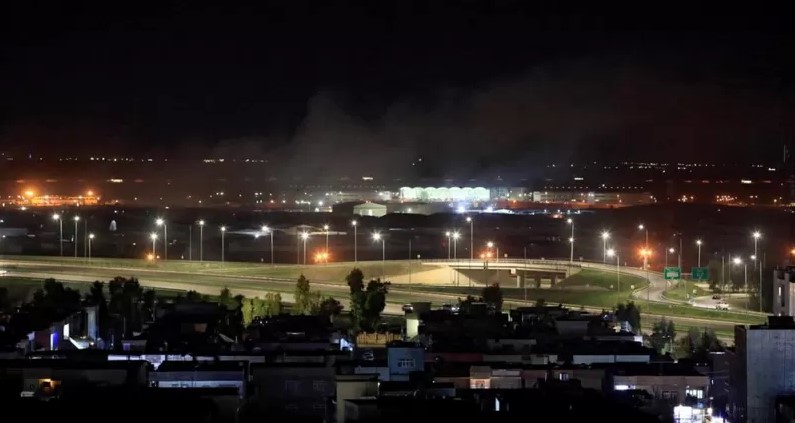 حمله موشکی سپاه پاسداران به کنسولگری آمریکا و فرودگاه بین المللی اربیل