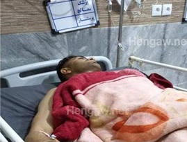 زخمی شدن کولبر بوکانی در مرز هنگه ژال 2 ١