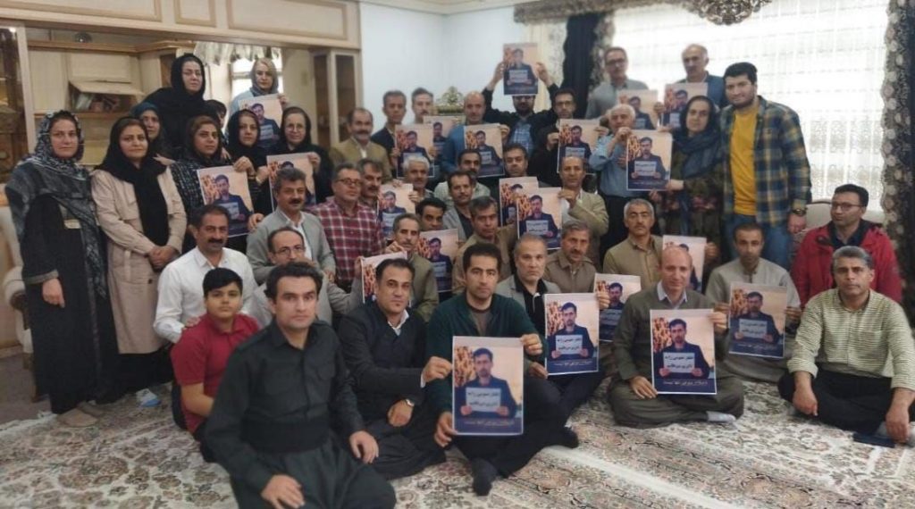 دیدار جمعی از فعالین صنفی شهرستان سقز با خانواده صلاح سرخی