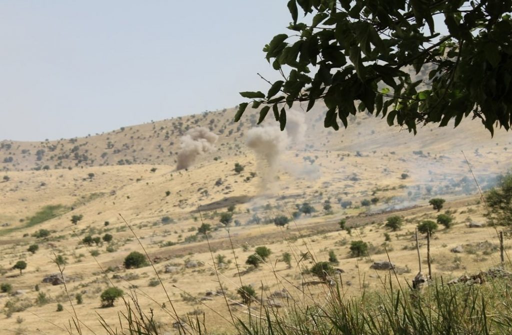 خبر فوری: حمله توپخانه ای رژیم به ارتفاعات اقلیم کردستان