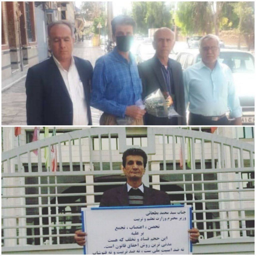 آزادی محمدعلی زحمتکش از فعالین صنفی معلمان استان فارس