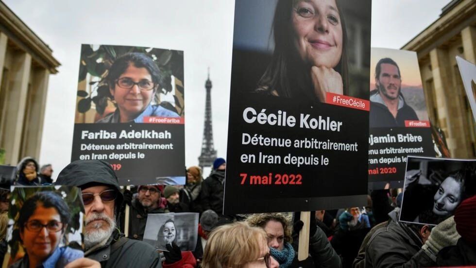 آکسیون اعتراضی در دفاع از سیسیل کوهلر در استراسبورگ