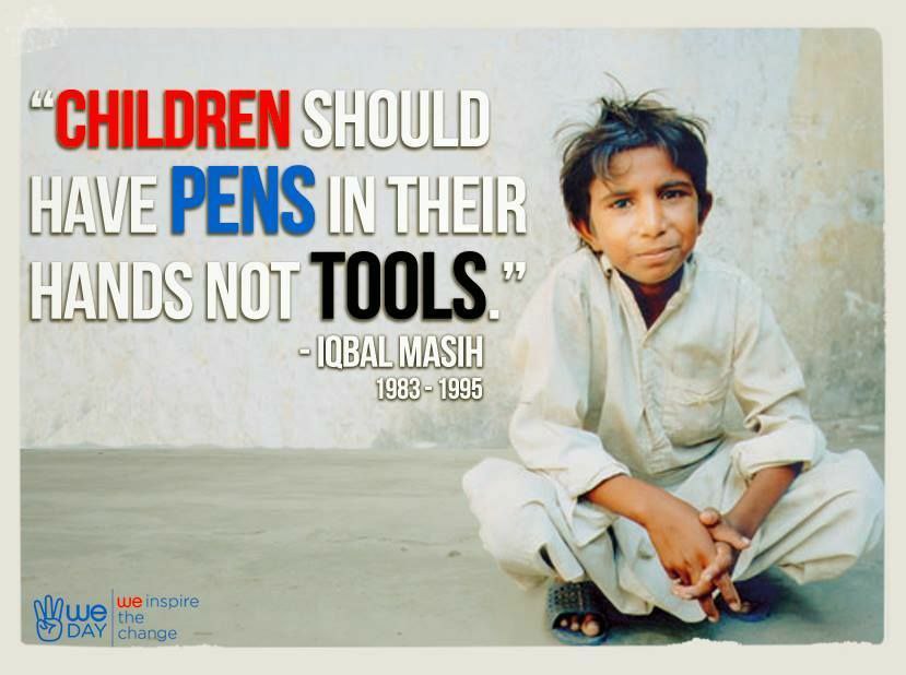 به مناسبت روز جهانی مبارزه علیه کار کودکان
