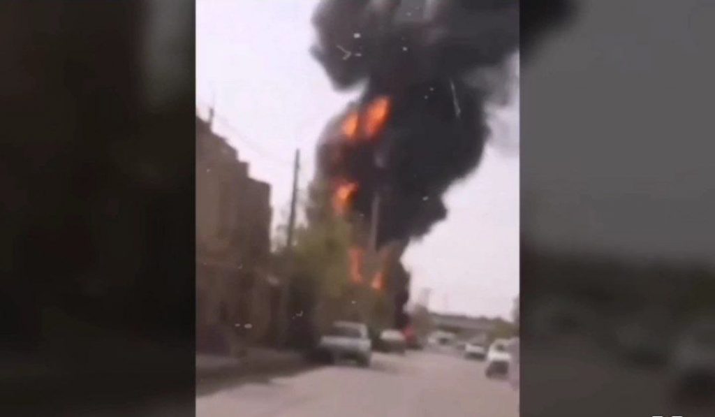 آتش‌سوزی در یک محل دپوی سوخت در شهر زاهدان