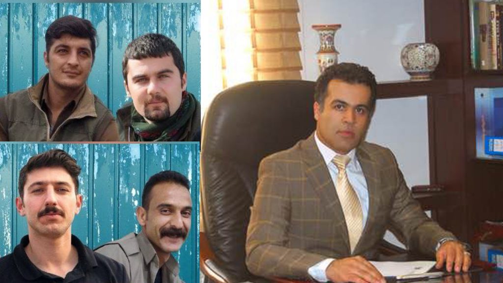 شمس‌نژاد چهار زندانی سیاسی کورد