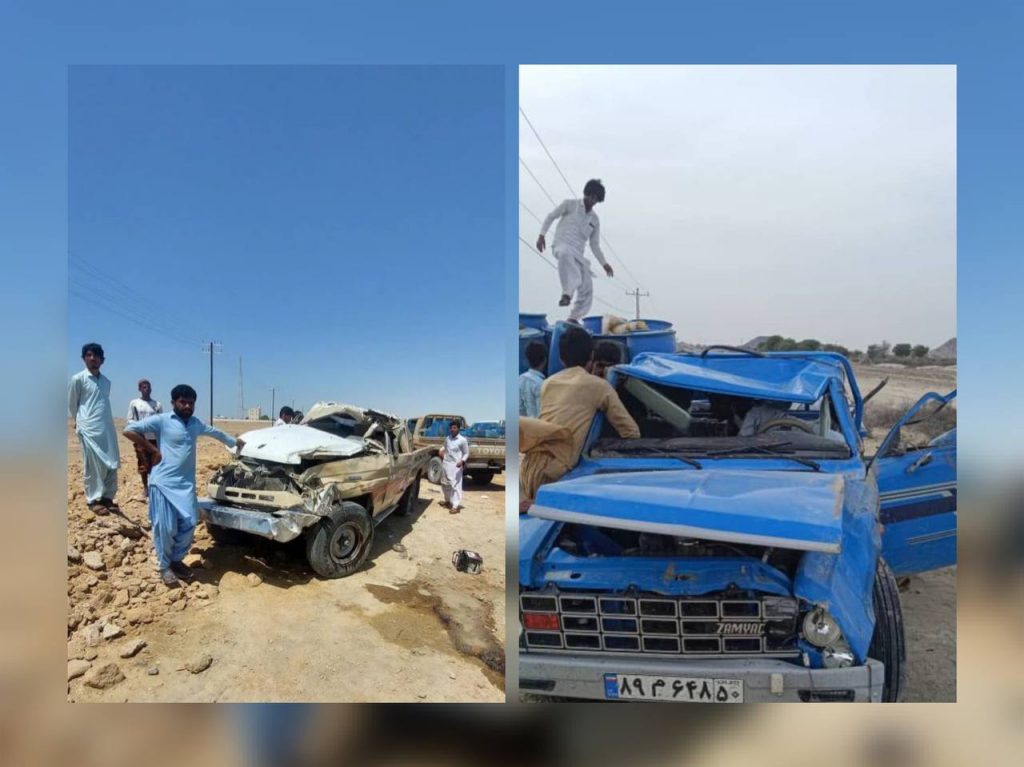 بلوچستان؛ زخمی شدن سه سوختبر بر اثر سانحه جاده‌ای