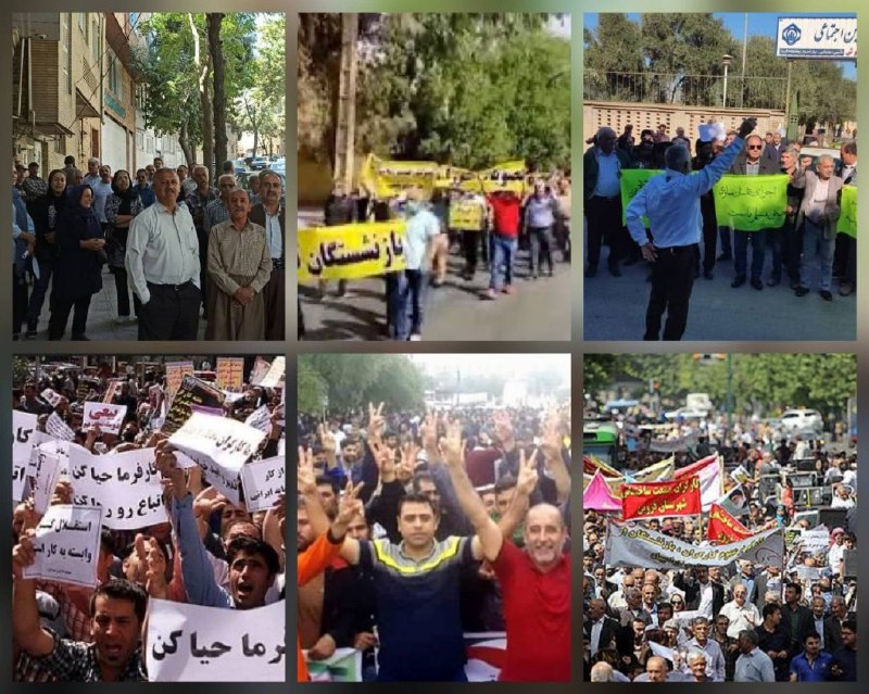 تداوم مبارزات کارگری در دل هیاهوی نمایش انتخاباتی